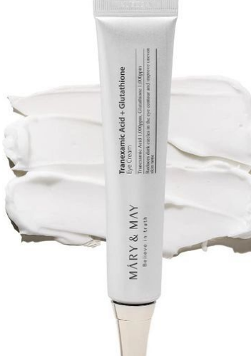 MARY & MAY Trexanamic Acid + Glutathione Eye Cream 12g