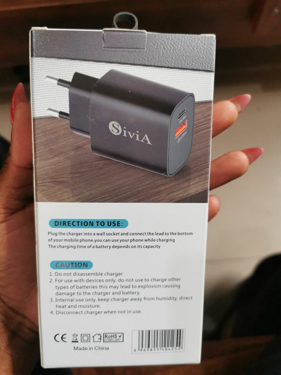 20W Sivia C port fast charger