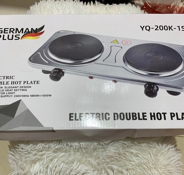 German Plus Durable Double Electric Plate Cooker