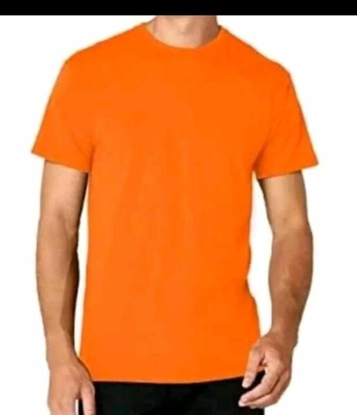T-shirt orange homme