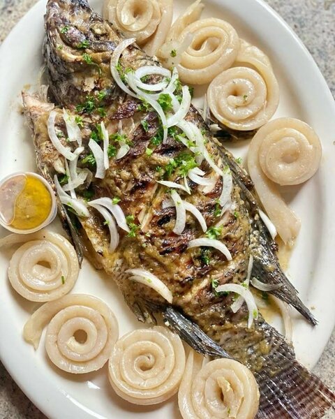 Assiette Repas Africain Exotique