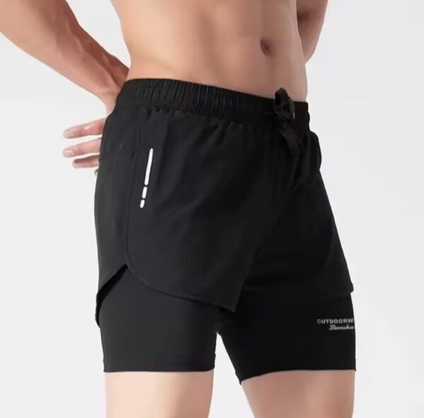 Short 2 en 1 sans poche