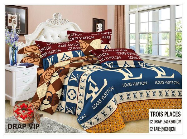 Parure de lit luxe 3 pièces