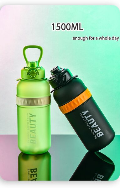 FOOD GRADE PLASTIC WATER BOTTLE 1500 ML