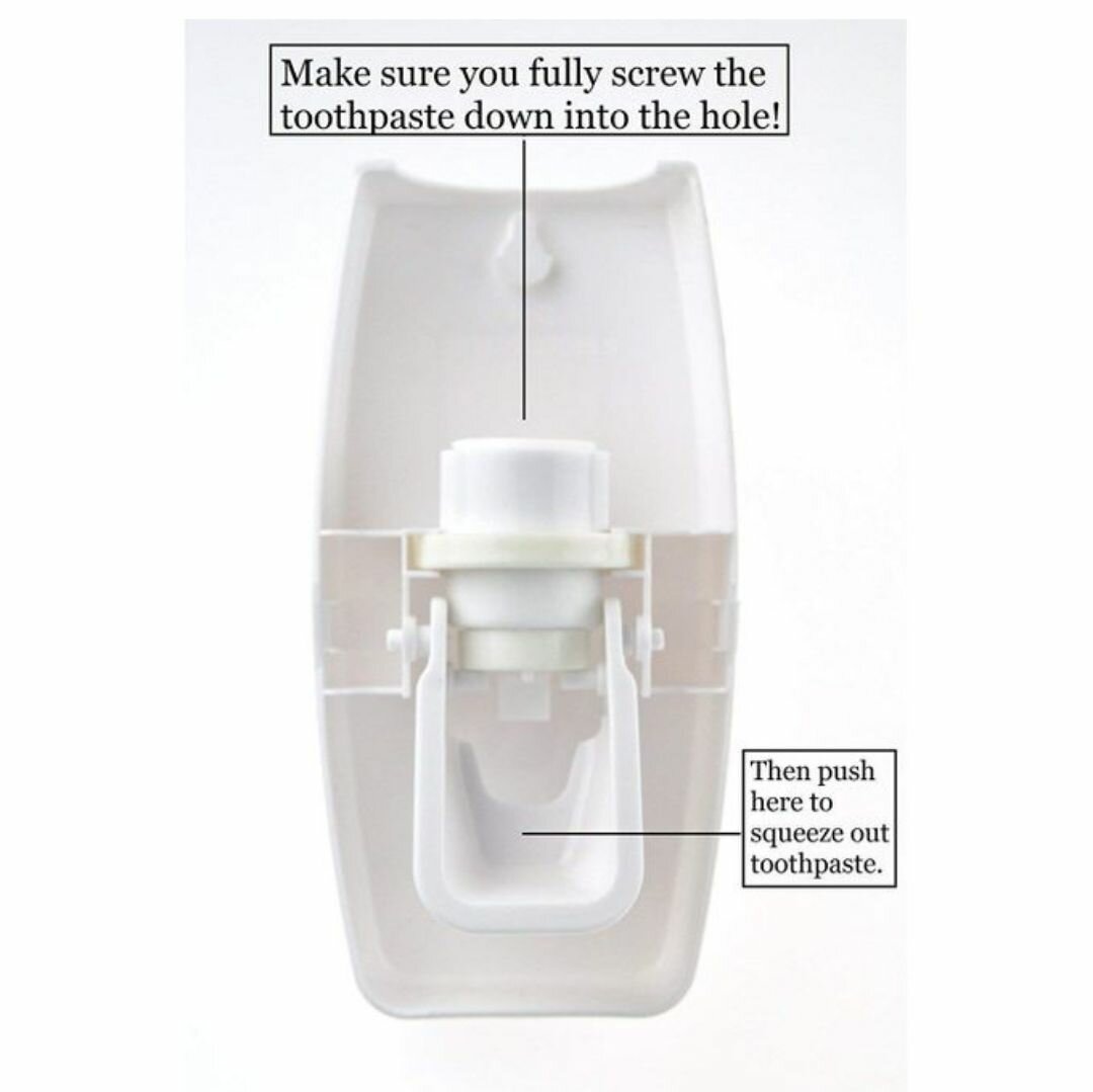 Automatic Toothpaste Dispenser & 5 -Toothbrush Holder