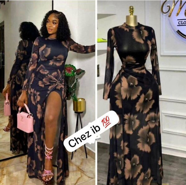 Robe Maxi à Imprimé Floral