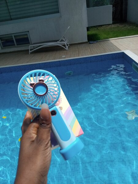 Makeup  Fan /hand mini Rechargeable Fan