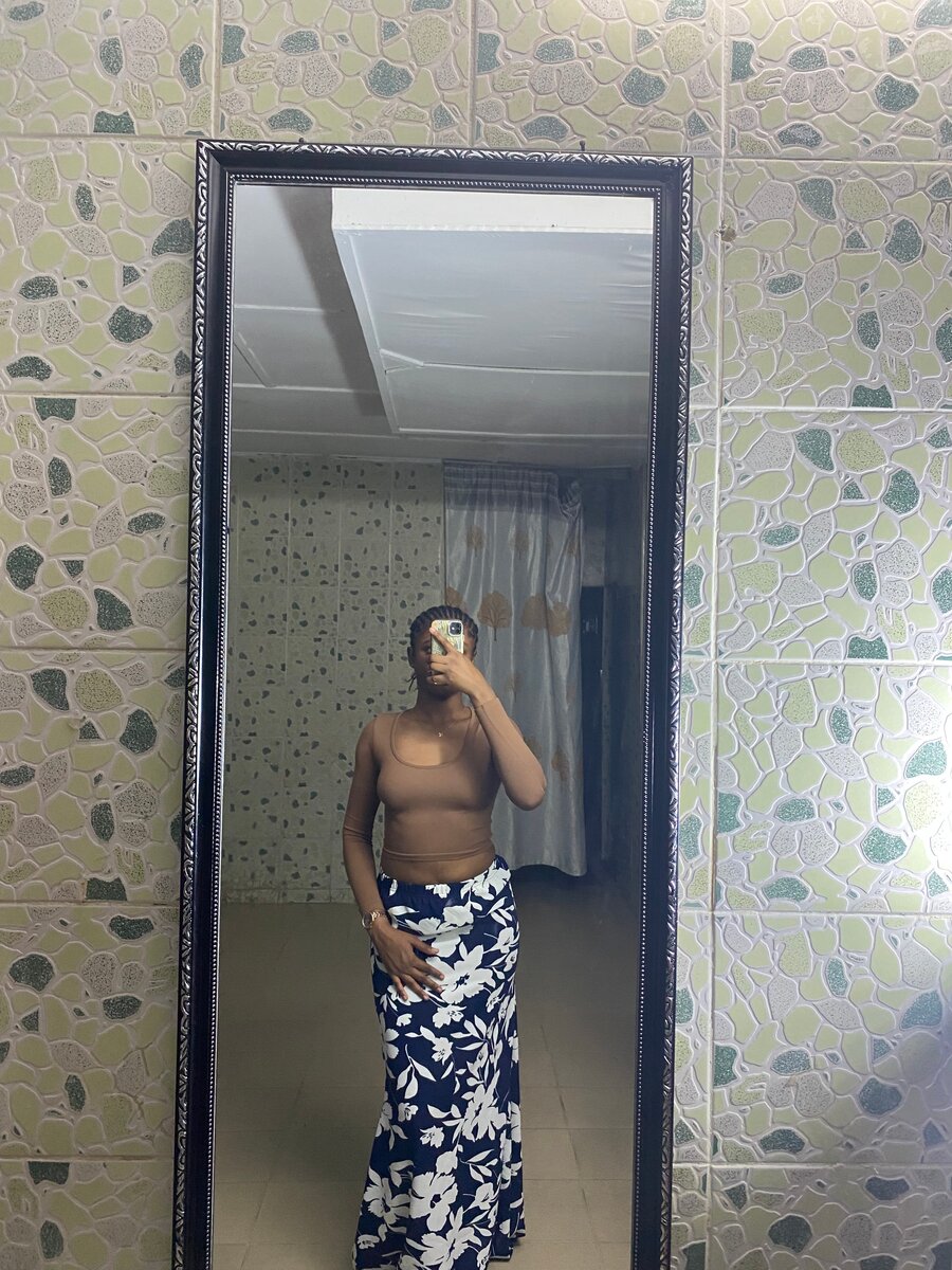 Jupe longue fleurie élégante