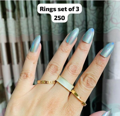Rings set of 3