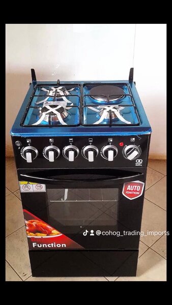 50/50 burner with oven