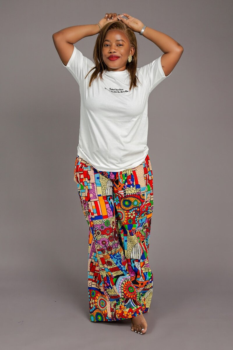 Pantalon cargo OVERSIZE en pagne