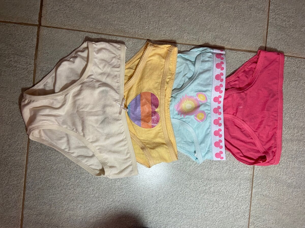 6 pieces Girls cotton panties