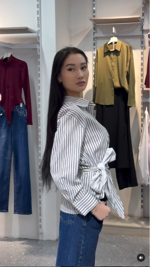 рубашка на завязках