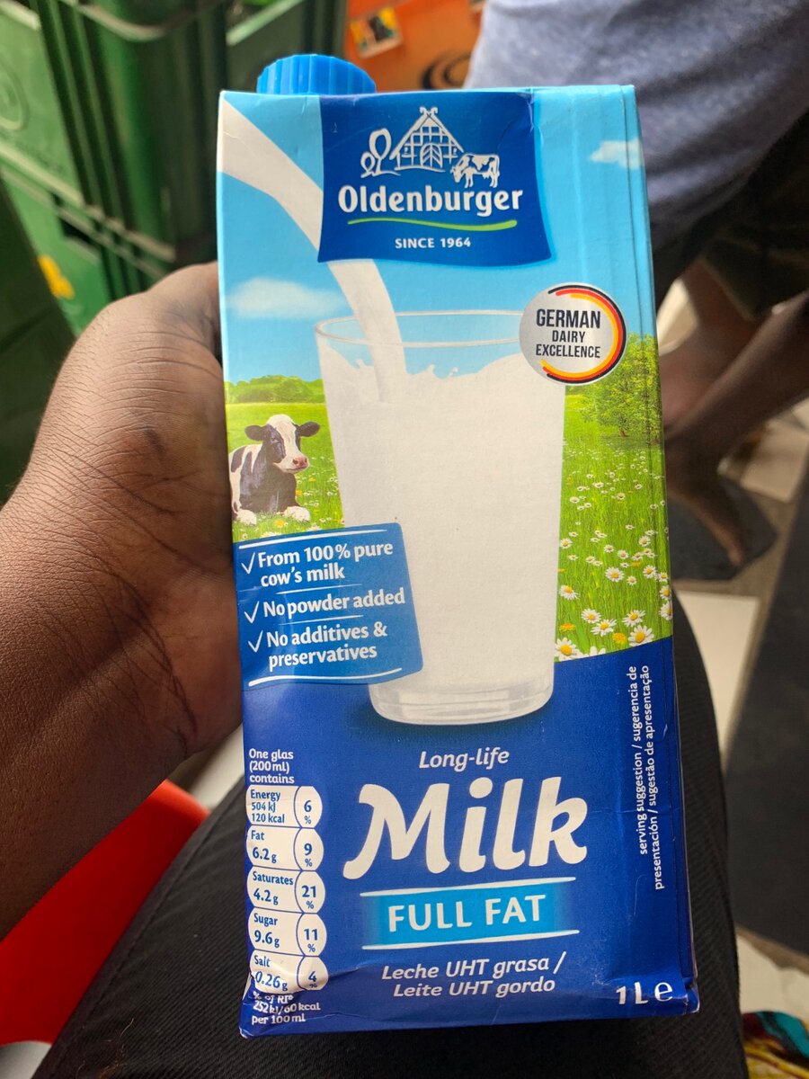 Fresh milk from German