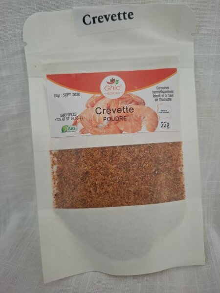 Poudre de Crevette Bio