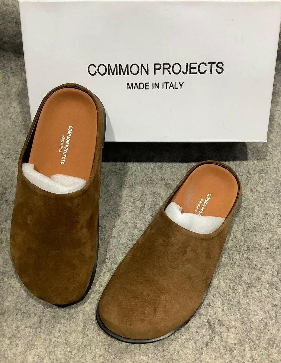 Mules en cuir noir élégantes