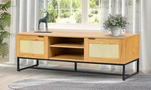 Meuble TV en bois style scandinave