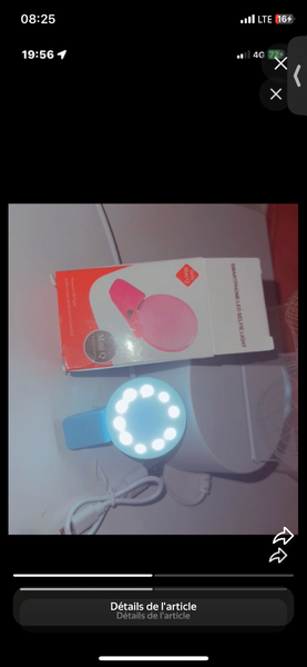 Anneau Lumineux Selfie