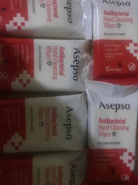 Antibacterial Hand Cleansing Wipes