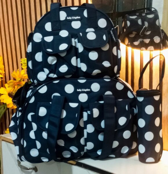Ensemble sacs à langer à pois