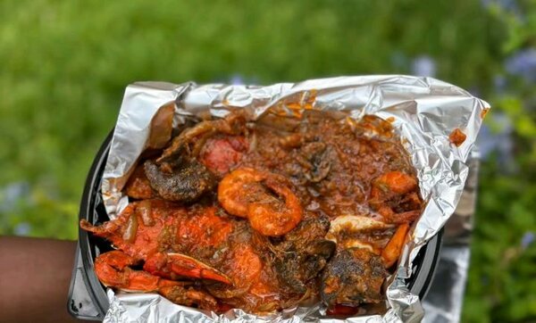 Escargots carbe et crevettes