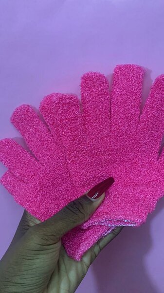 Gants Exfoliants Rose Doux