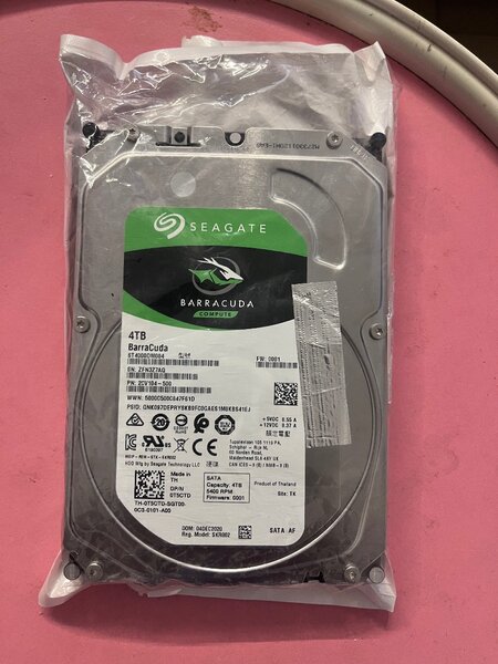 4 TB Seagate Hard Disk