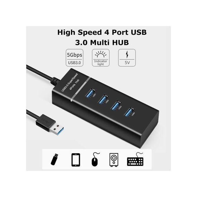 Multiport HUB USB 3.0 avec 4 ports ( 1.2 mètre )