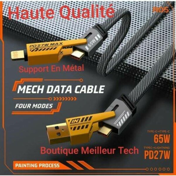 Câble USB Métal 65W
