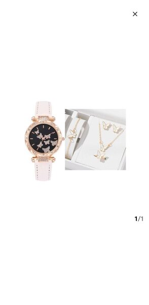 Montre Femme et Parure Papillon