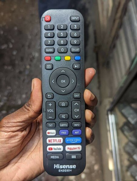 Hisense smart tv remote control