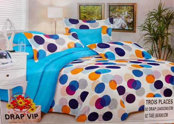 Parure de lit motifs géométriques