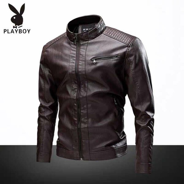 Veste en cuir homme moderne