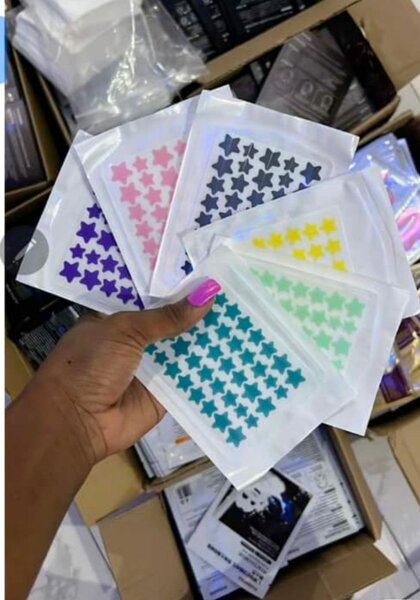 Colorful Star Stickers Set