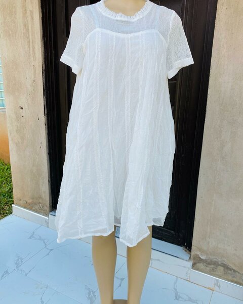 Beautiful and stylish women's dress white