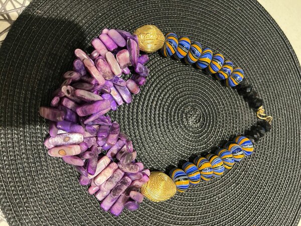 beaded necklace