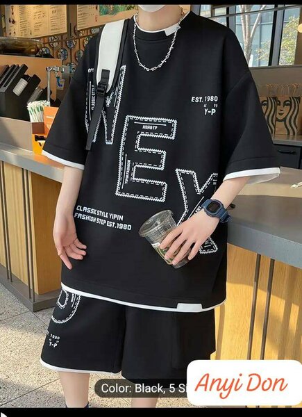 Ensemble T-shirt et Short Décontracté