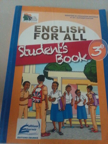 Livre d'anglais 3e année