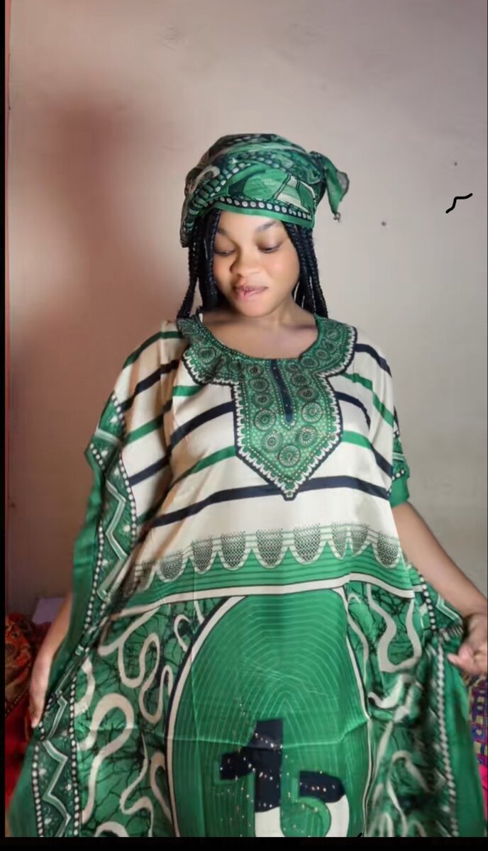 Tunique colorée en pagne africain