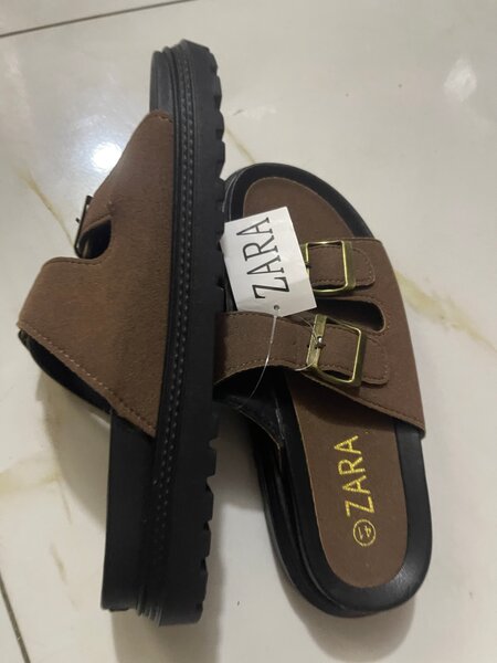 Sandales confortables en cuir