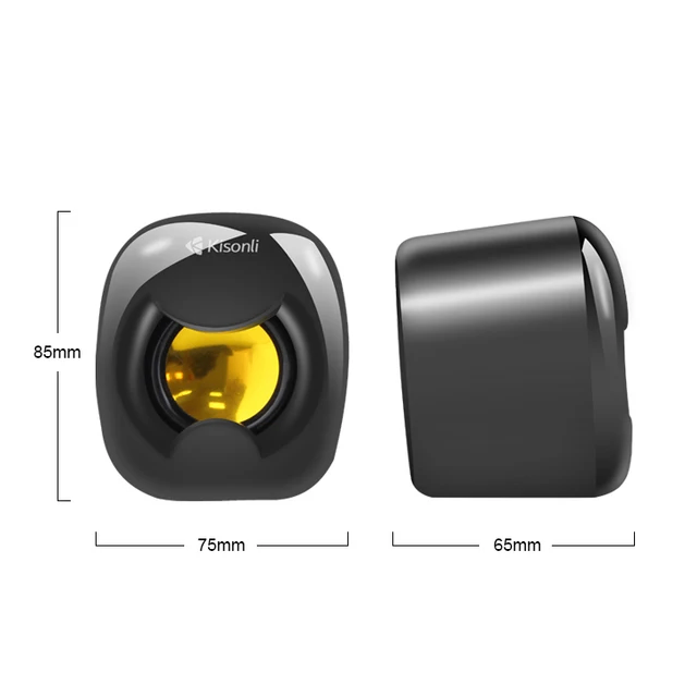 Kisonli A-202 USB Speakers - High-Quality Audio with Durable