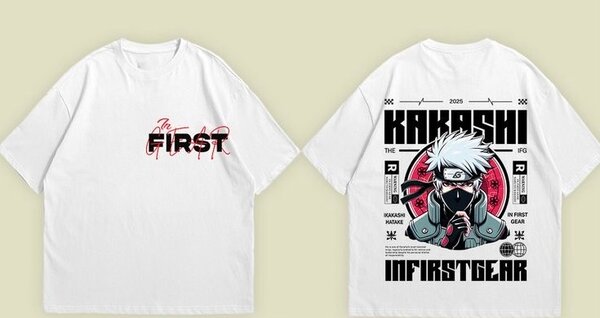 T-shirt anime "Kakashi" unisexe