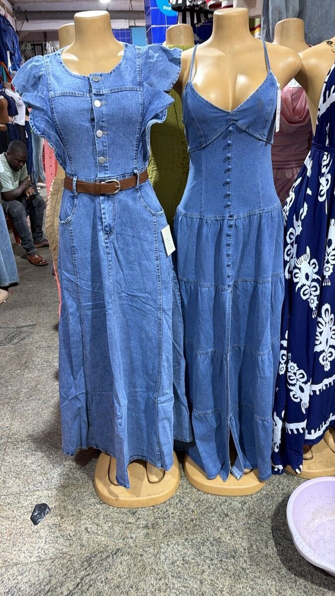 Robe en jean chic M-2XL