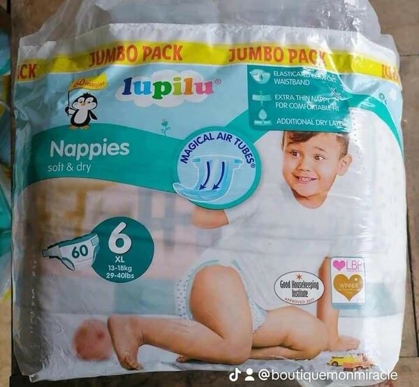 Couches bébé XL Lupilu 60 unités