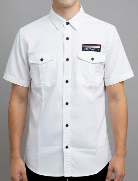 Chemise homme à manches courtes