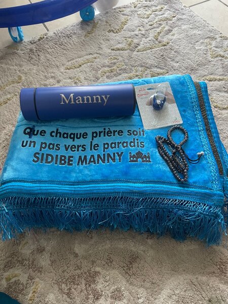 Tapis de prière personnalisé