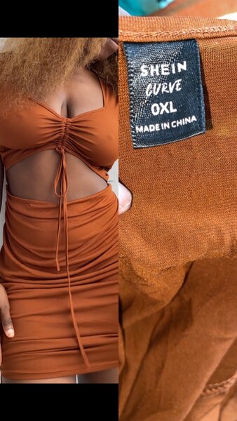 Robe moulante découpée femme