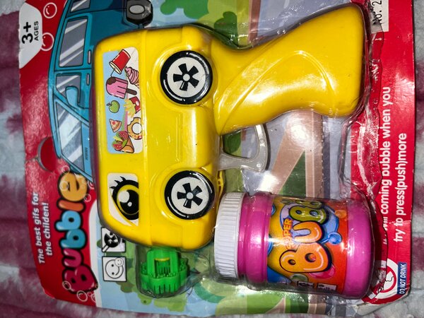 Pistolet à bulles amusant enfant