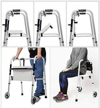 Zimmer frame with seat 3 in1