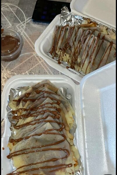 Crêpes fourrées au chocolat